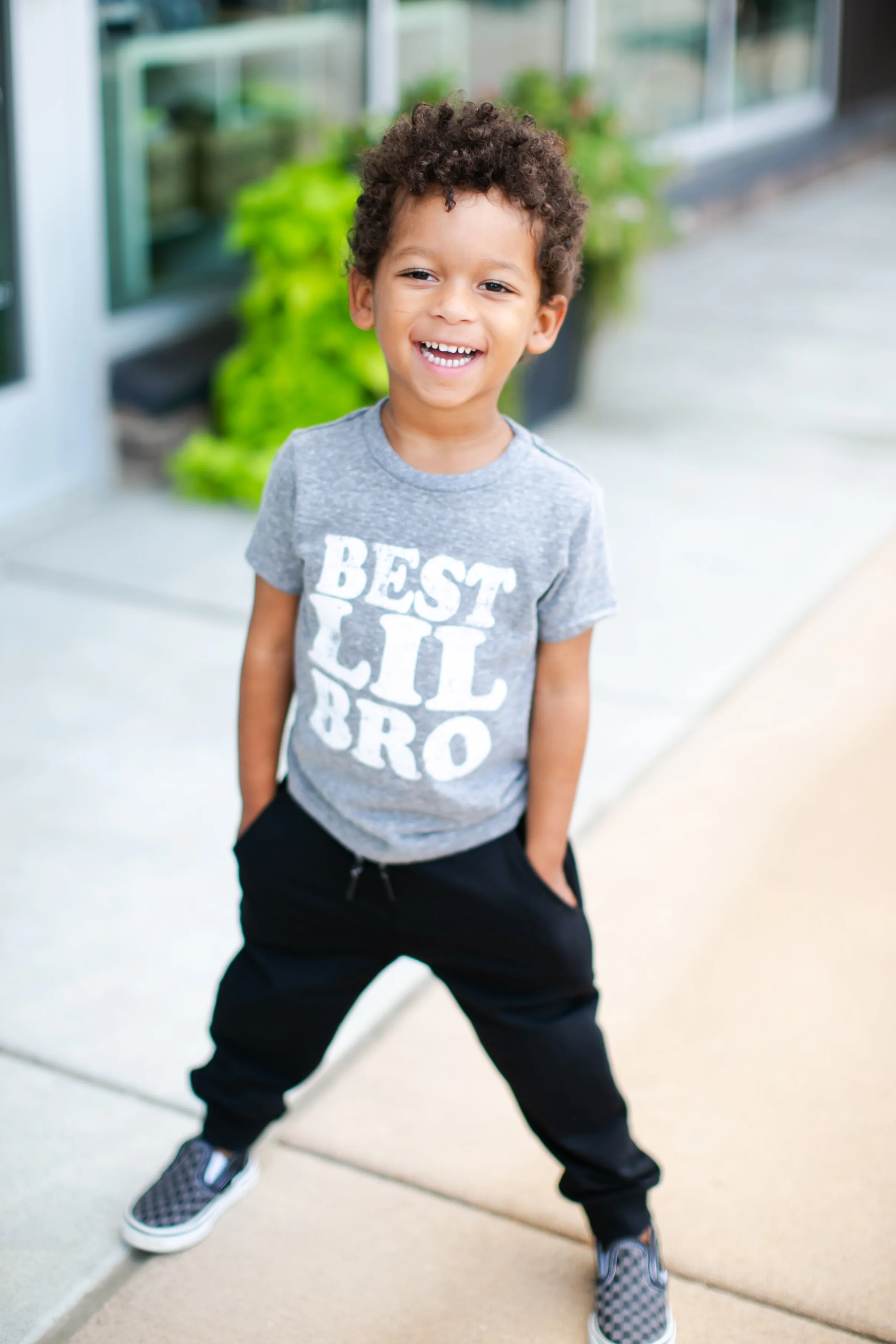 SILAS - Best Lil Bro Tee in Heather Grey