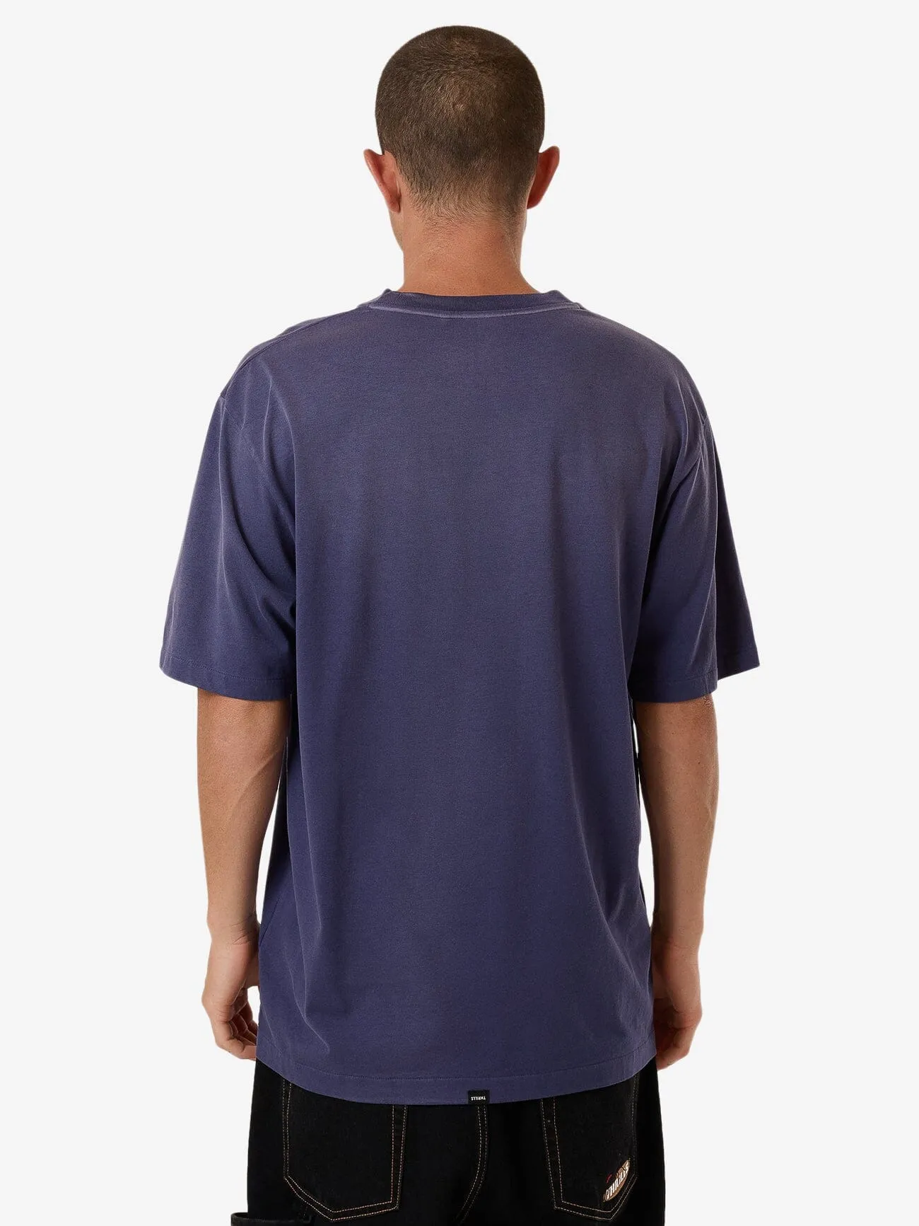 Society Oversize Fit Tee - Crown Blue Fade