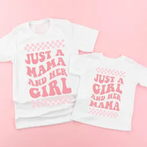 THE RETRO EDIT - Just a Mama and Her Girl (Singular) / Just a Girl and Her Mama - Set of 2 Shirts