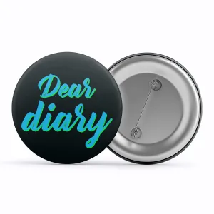 The Vampire Diaries Badge - Dear Diary