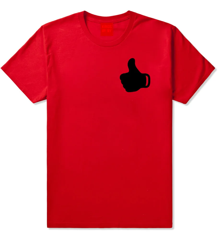 Thumbs Up Chest Mens T-Shirt