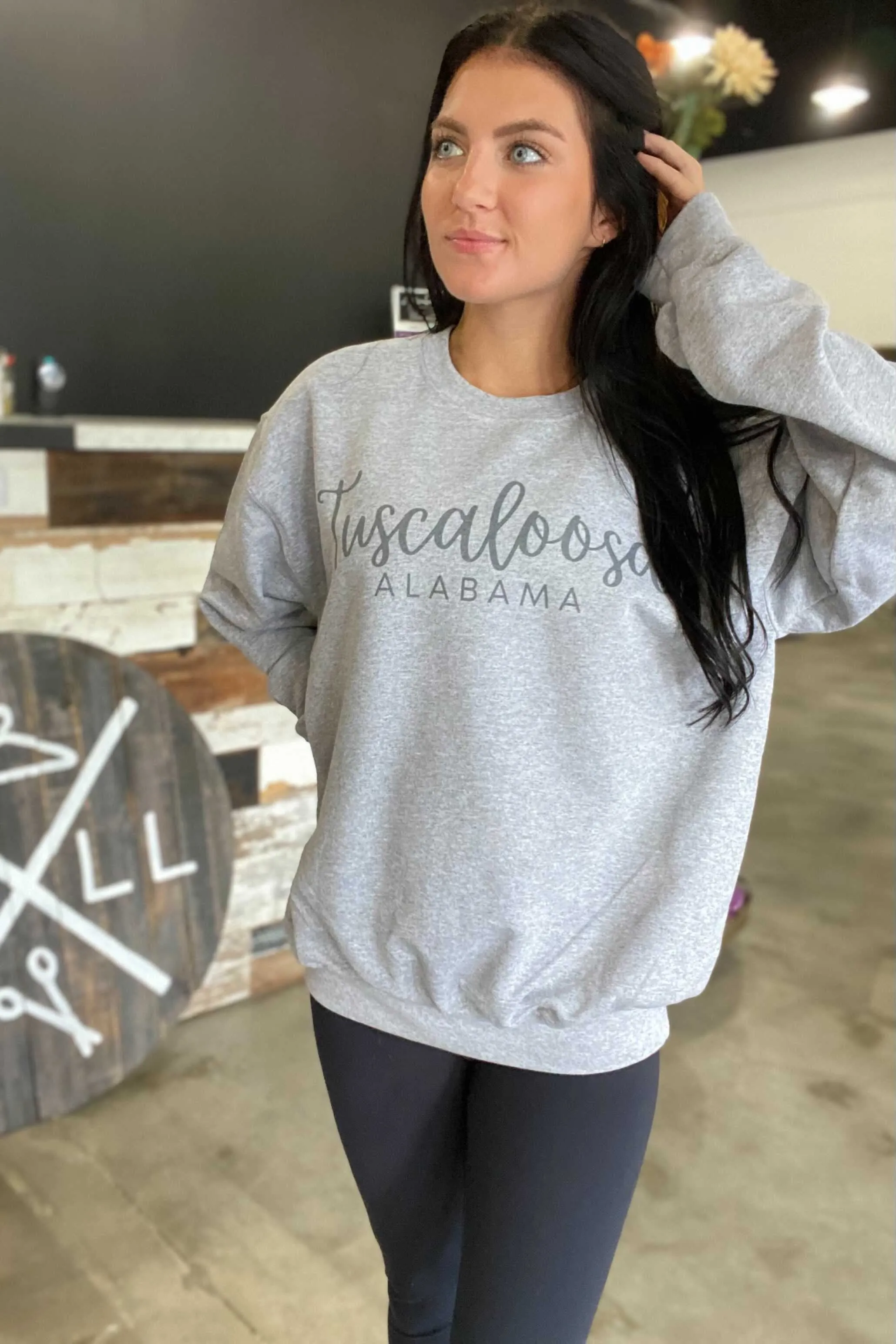 Tuscaloosa Cursive Graphic Sweatshirt