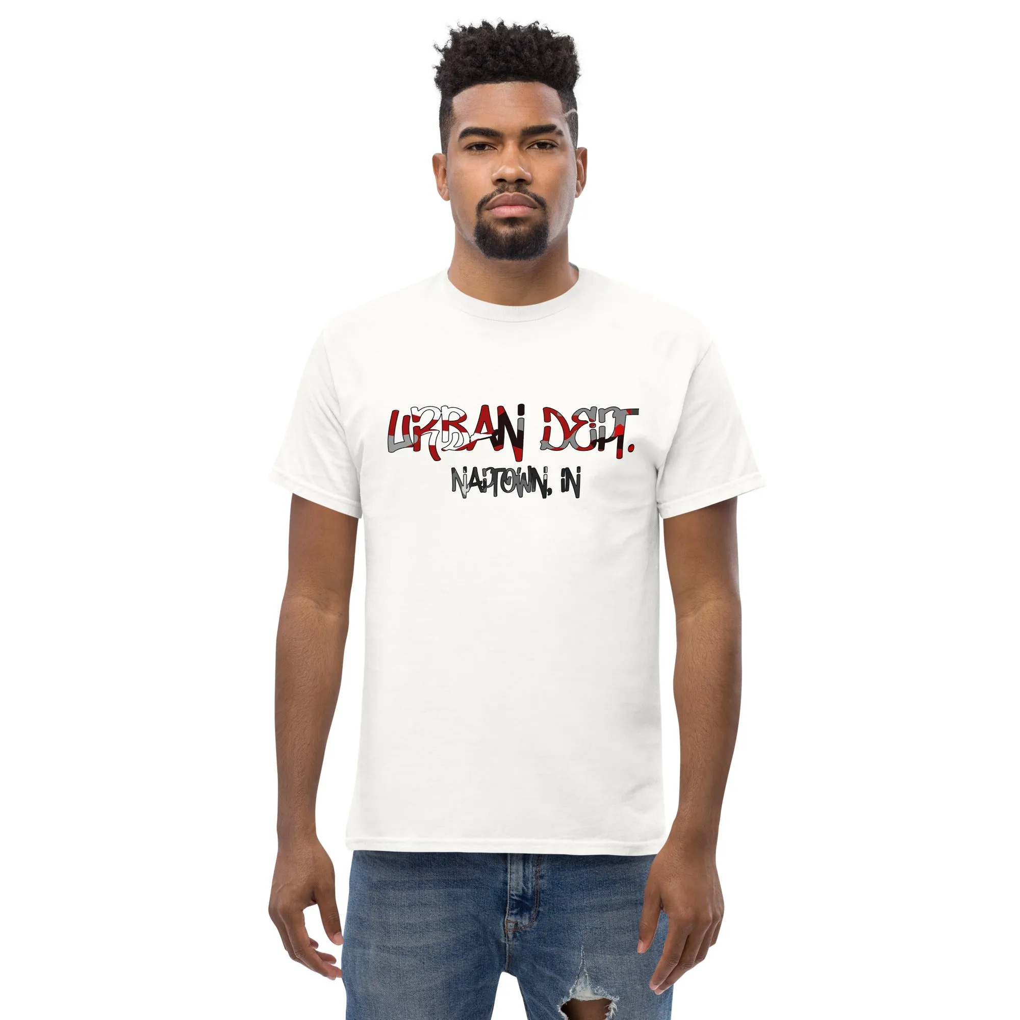 Urban Dept. Naptown, Indiana Red Camo T-Shirt