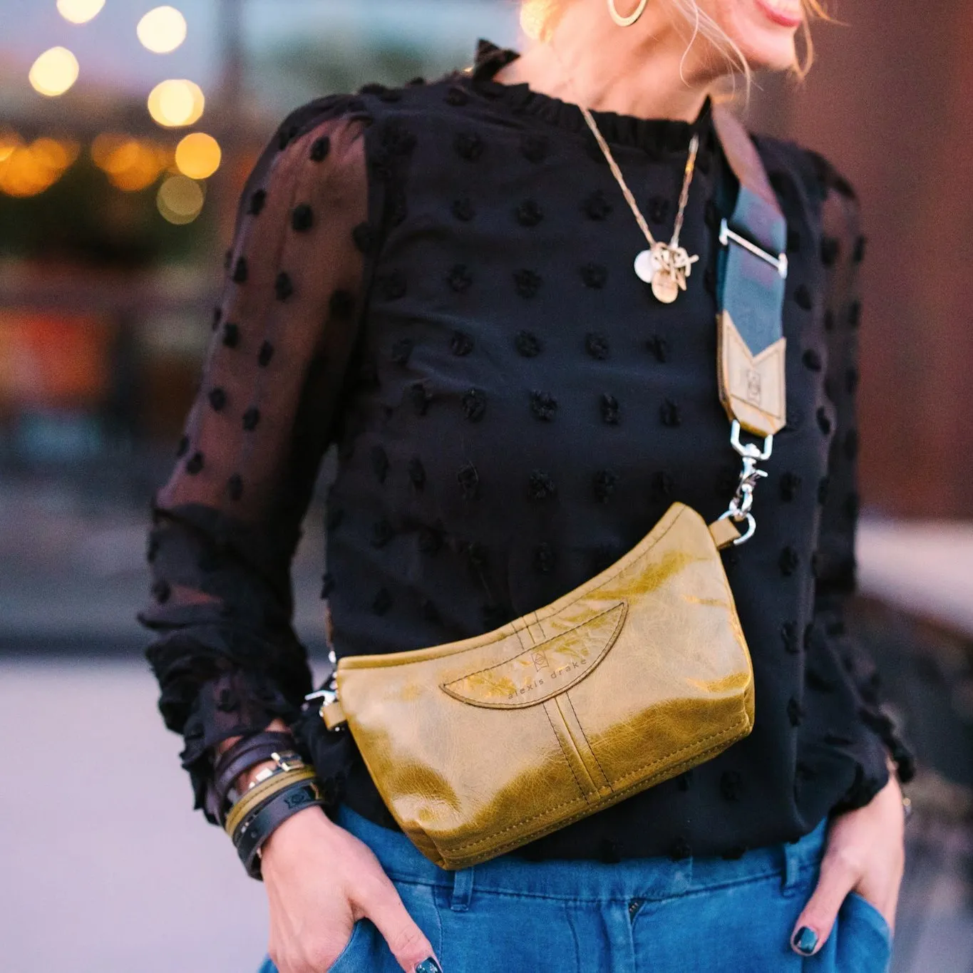 Urban Edge Collection | Penelope Crossbody | Olive Leaf