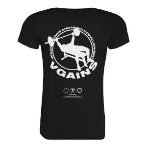 VGAINS Emblem Recycled Cool Training Tee Womens - Black