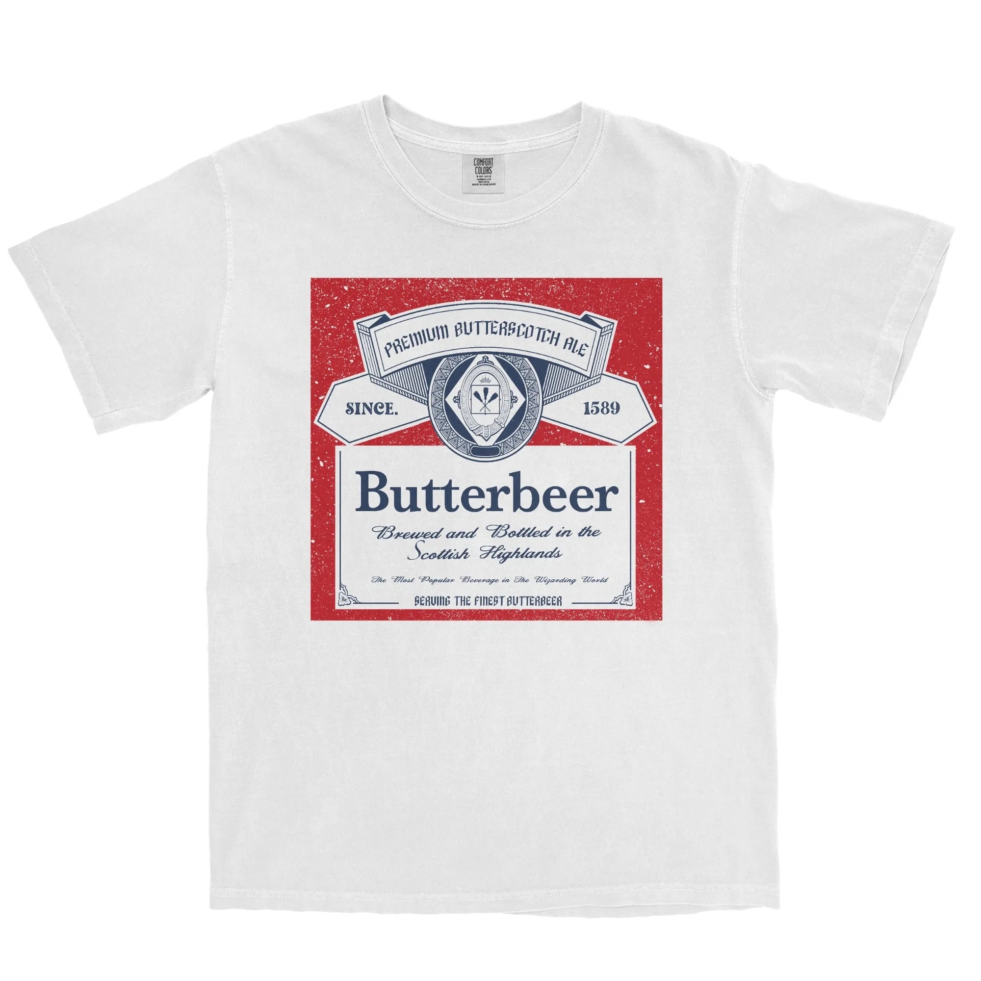 Vintage Butter beer Garment Dyed Tee