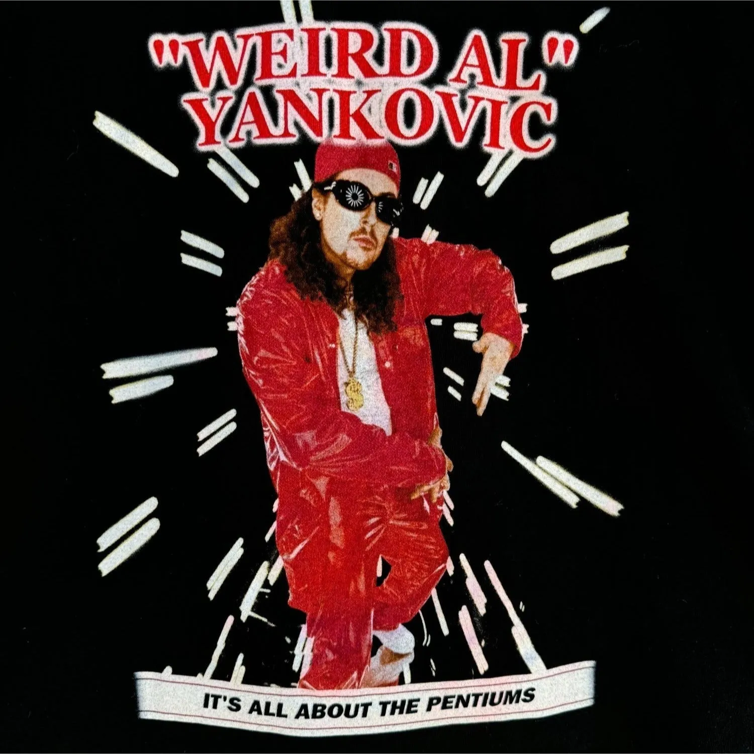 Weird Al Yankovic Gildan It's All About The Pentiums Men's Short Sleeve Tee - M