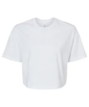 White - Women’s Jersey crop tee