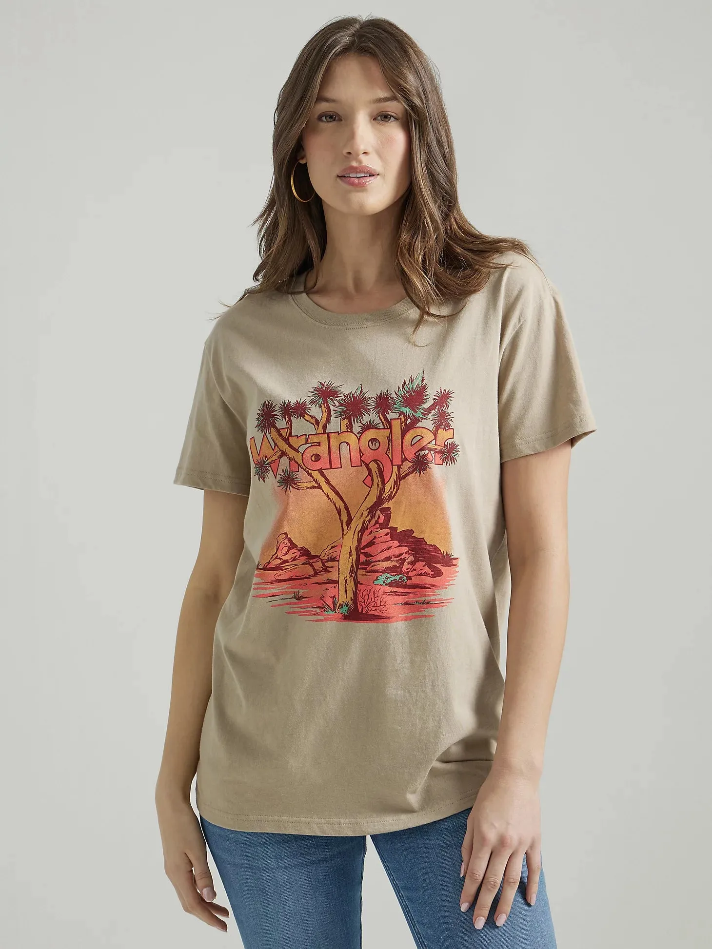 Women's Wrangler Joshua Tree Boyfriend Graphic Tee