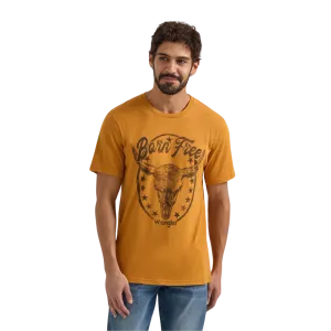 Wrangler Men's Thai Curry Heather Born Free Tee Shirt